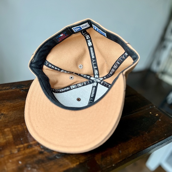 "New" Rare Houston Astros MLB New Era 59FIFTY Hat Cap Size Brown Accent 7 3/4 - Picture 4 of 4
